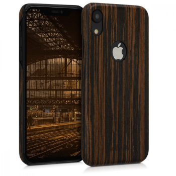 Husa pentru Apple iPhone XR Lemn Maro 45958.16 