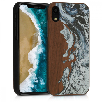 Husa pentru Apple iPhone XR Lemn Maro 46660.02 