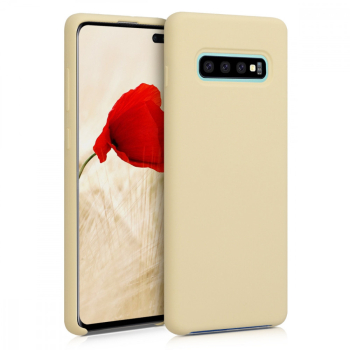 Husa pentru Samsung Galaxy S10 Plus Silicon Galben 49028.158 