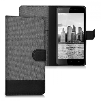Husa pentru Wiko Freddy Textil Gri 39953.01 