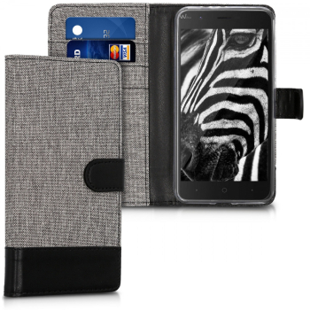 Husa pentru Wiko Harry Textil Gri 43509.22 