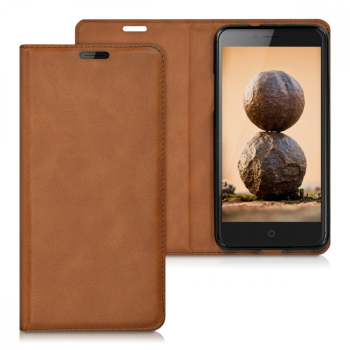 Husa pentru ZTE Blade V7 Piele ecologica Maro 38684.83