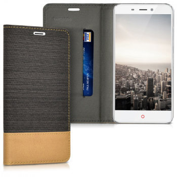 Husa pentru ZTE Nubia N1 Textil Maro 40860.73 