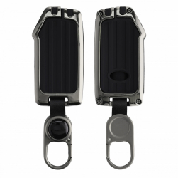 Husa Cheie Auto pentru Kia - 3 Butoane - Smart Key kwmobile Aliaj zinc Argintiu 56925.19 