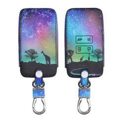 Husa Cheie Auto pentru Renault / Dacia - 4 Butoane - Keyless Go kwmobile Piele ecologica Multicolor 44637.50 