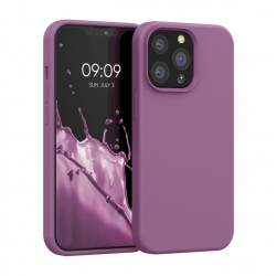Husa Kwmobile pentru Apple iPhone 13 Pro Silicon Mov 55880.235 