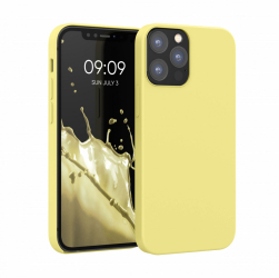 Husa pentru Apple iPhone 12 / iPhone 12 Pro Silicon Galben 52641.49 