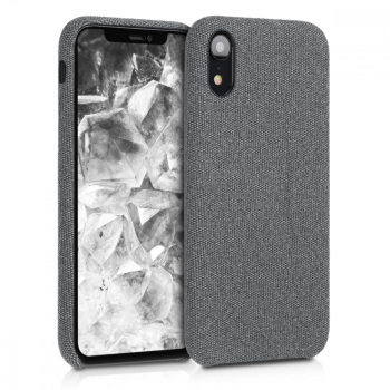 Husa pentru Apple iPhone XR Textil Gri 46974.02 