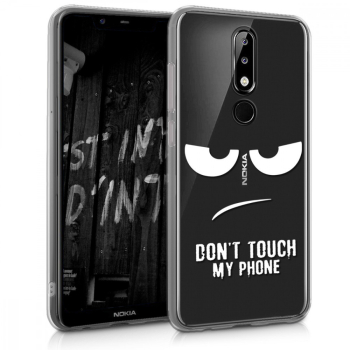 Husa pentru Nokia 5.1 Plus Silicon Alb 46196.01 