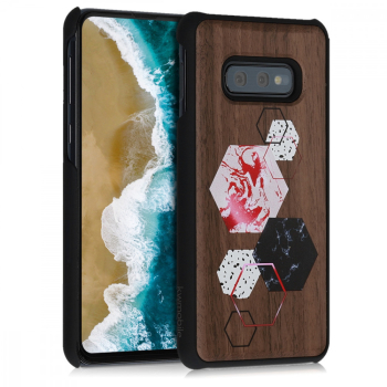 Husa pentru Samsung Galaxy S10e Lemn Maro 47941.02 