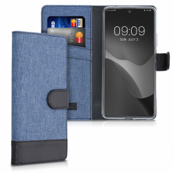 Husa pentru Xiaomi 11T / 11T Pro Textil Albastru 56900.17 kwmobile 