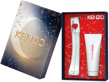 Set Apa de Parfum cu vaporizator 100 ml + Lotiune de corp 75 ml Kenzo Flower By Kenzo Estuche