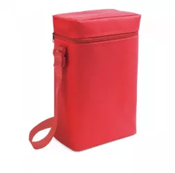 Geanta termoizolanta cu maner reglabil 3L 2 x 1.5L Rosu Albastru 