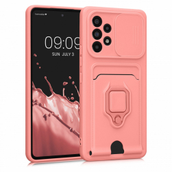 Husa Kwmobile pentru Samsung Galaxy A53 5G Silicon Roz 58577.193 