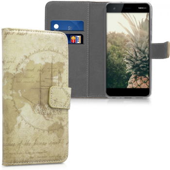 Husa pentru Nokia 2 Piele ecologica Maro 44513.02 