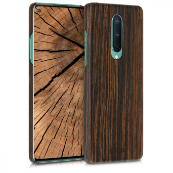 Husa pentru OnePlus 8 Lemn Maro 51868.01 