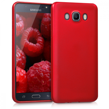 Husa pentru Samsung Galaxy J7 2016 Silicon Rosu 41677.36 