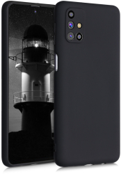 Husa pentru Samsung Galaxy M31s Silicon Negru 53313.47 
