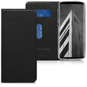 Husa pentru Samsung Galaxy S9 Piele ecologica Negru 44090.01 