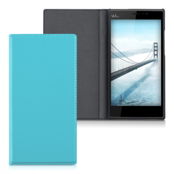 Husa pentru Wiko Ridge Fab Piele ecologica Albastru 32189.23 