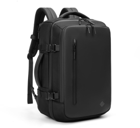 Rucsac cu Vacuum 22-45 L Multifunctional Rezistent la apa Pompa de aer inclusa Laptop 15.6 inchi 46x15x32 cm Negru