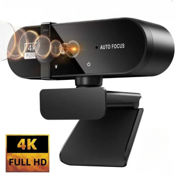 Camera Web Full HD 4K Plug and Play Autofocus 60fps Antishake Functie de Corectie a Luminii Pentru Gaming Conferinta Streaming Rota 