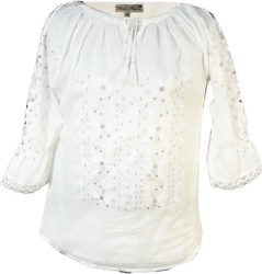 Bluza dama R 25 marime XL alb/argintiu 
