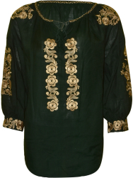 Bluza tip camasa dama RV marime S verde/auriu 