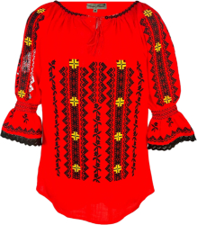 Bluza tip ie dama RIAG marime 3XL rosu 