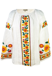 Bluza tip ie RIAG marime 2XL alb/galben 