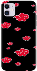 Husa din silicon compatibila cu Apple iPhone 11 - model Naruto Shippuden Rinnegan 