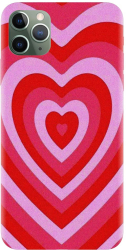 Husa din silicon compatibila cu Apple iPhone 11 Pro Max - model PPG Heart Tunnel 