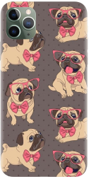 Husa din silicon compatibila cu Apple iPhone 11 Pro Max - model Puppy 