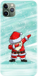 Husa din silicon compatibila cu Apple iPhone 11 Pro Max - model Santa Dance 