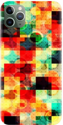 Husa din silicon compatibila cu Apple iPhone 11 Pro - model Colorful Abstract 