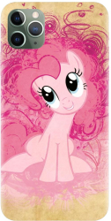 Husa din silicon compatibila cu Apple iPhone 11 Pro - model Pinkie pie 