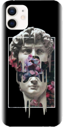Husa din silicon compatibila cu Apple iPhone 12 Mini - model Contemporary Art 1 