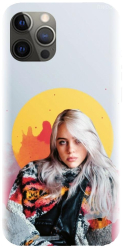 Husa din silicon compatibila cu Apple iPhone 12 Pro Max - model Billie Eilish 