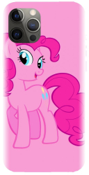 Husa din silicon compatibila cu Apple iPhone 12 Pro Max - model Pinkie pie 2 