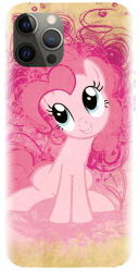 Husa din silicon compatibila cu Apple iPhone 12 Pro Max - model Pinkie pie 