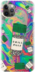 Husa din silicon compatibila cu Apple iPhone 12 Pro - model Trippy Pills 