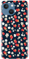 Husa din silicon compatibila cu Apple iPhone 13 Mini - model Floral Colorat 