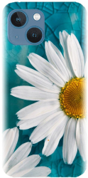 Husa din silicon compatibila cu Apple iPhone 13 Mini - model Flower Power 