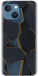 Husa din silicon compatibila cu Apple iPhone 13 - model Abstract Draw 