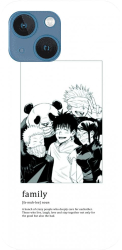 Husa din silicon compatibila cu Apple iPhone 13 - model Anime Jujutsu Kaisen 