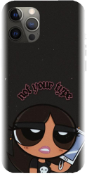 Husa din silicon compatibila cu Apple iPhone 13 Pro Max - model Not Your Type 