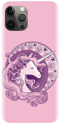 Husa din silicon compatibila cu Apple iPhone 13 Pro Max - model Purple Unicorn 