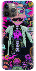 Husa din silicon compatibila cu Apple iPhone 13 Pro Max - model Rick And Morty 