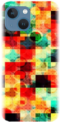 Husa din silicon compatibila cu Apple iPhone 14 - model Colorful Abstract 