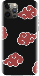 Husa din silicon compatibila cu Apple iPhone 14 Pro - model Anime Akastuki 